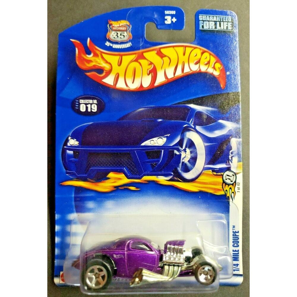 2003 - 1/4 Mile Coupe Hot Wheels Purple 019 7 /‎ 42 Highway 35H W7